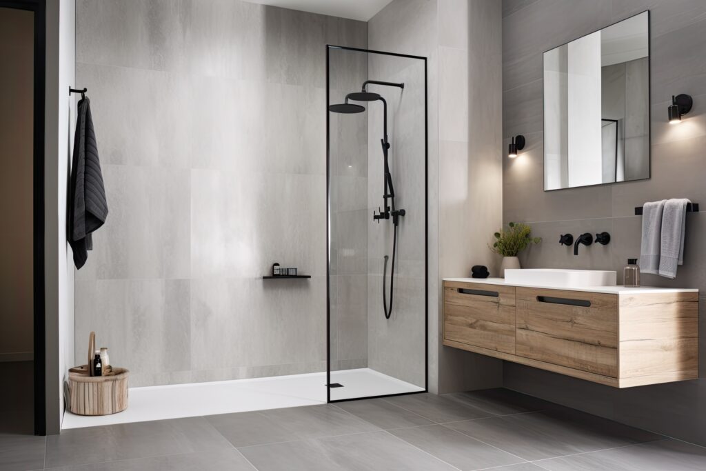 Minimal Design Bathroom in NYC - Bathroom Remodeling with DCON Renovations.