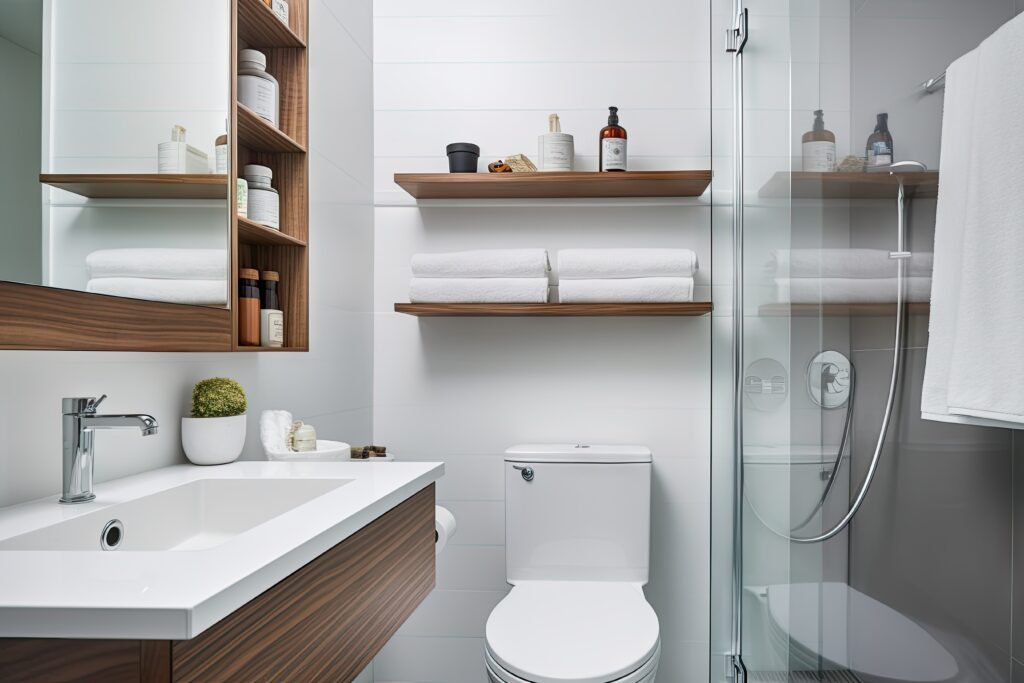 Small Bathroom with Smart Storage Solutions